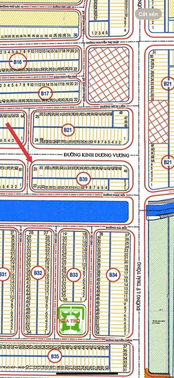 Cần bán lô góc  2 mặt tiền kinh doanh đường KINH DƯƠNG VƯƠNG Diện tích 120m2 - Ảnh chính